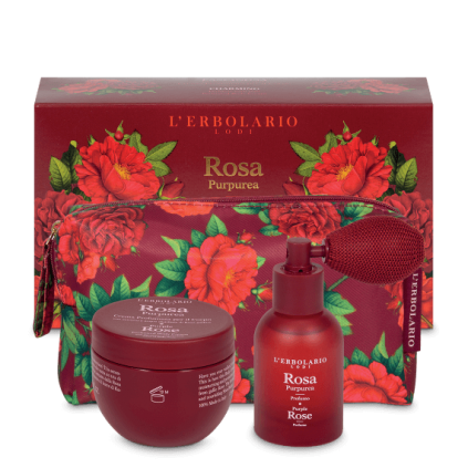 Rosa Purpúrea Beauty-Pochette Fascinante: Perfume 30 ml y Crema Perfumada Cuerpo 75 ml