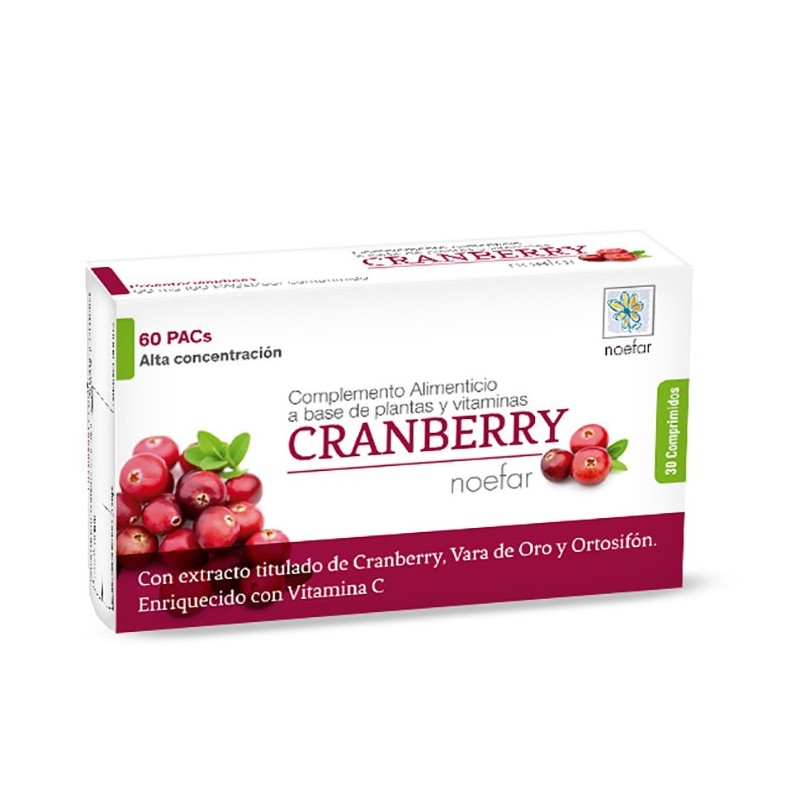 Cranberry Noefar Bienestar Urinario, 30 comprimidos