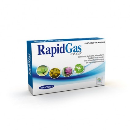 Rapidgas Plus (Meteorismos), 30 Cápsulas