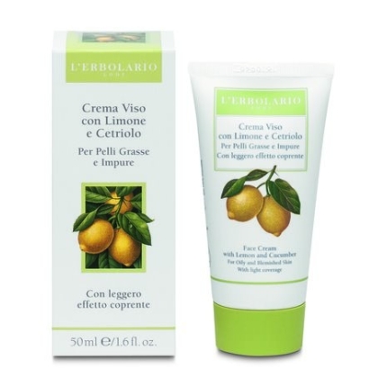 Crema de Cara al Limón y al Pepino, 50ml