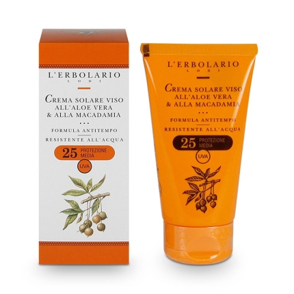 Solar Crema Cara al Aloe y a la Macadamia, 75ml