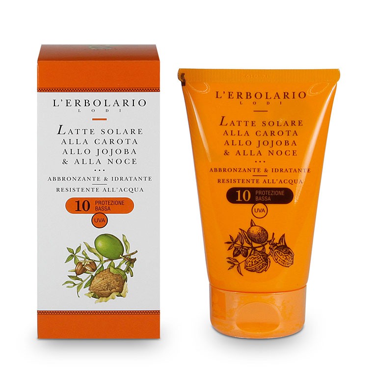 Solar Leche Zanahoria, Jojoba y Nuez SPF10, 125ml Solar Leche Zanahoria, Jojoba y Nuez SPF10, 125ml