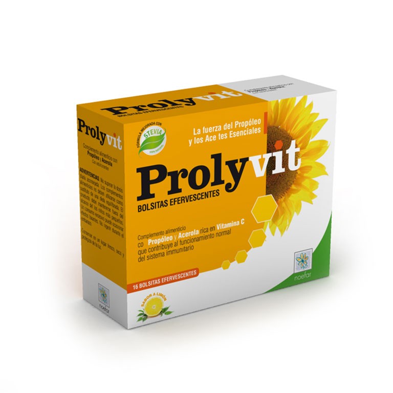 Prolyvit Efervescente (Defensas), 16 Bolsitas Prolyvit Efervescente (Defensas), 16 Bolsitas