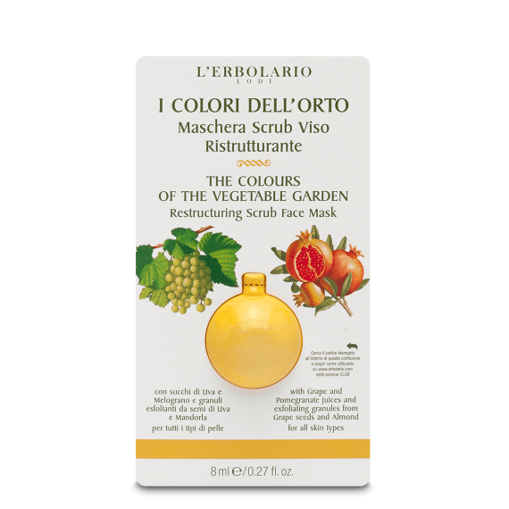 Colores del Huerto Amarillo Mascarilla Scrub Cara Reestructurante, 8 ml Colores del Huerto Amarillo Mascarilla Scrub Cara Reestructurante, 8 ml
