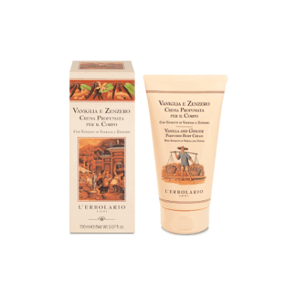 Vainilla y Jengibre Crema para el Cuerpo, 150 ml