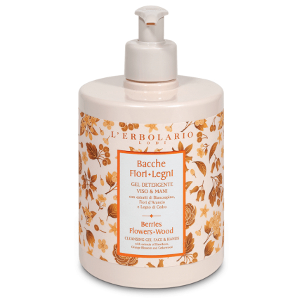 Bayas Flores Leños Gel Detergente Cara y Manos, 500 ml