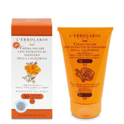 Solar con extracto de Amapola de la California Spf50+, Nueva Fórmula, 125 ml
