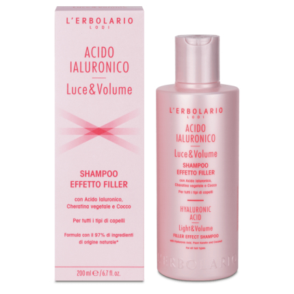 Ácido Hialurónico Champú Filler Luz y Volúmen, 200 ml