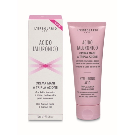 Ácido Hialurónico Crema Manos Triple Acción, 75ml