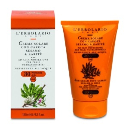 Solar Crema Zanahoria y Sésamo SPF 30, 125 ML